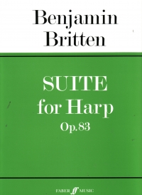 Britten Suite For Harp Op83 Sheet Music Songbook