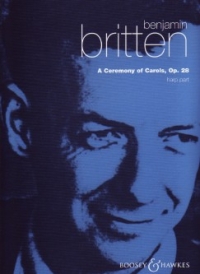 Britten Ceremony Of Carols Op28 Harp Part Only Sheet Music Songbook