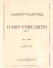 Ginastera Harp Concerto (harp And Piano Reduction) Sheet Music Songbook