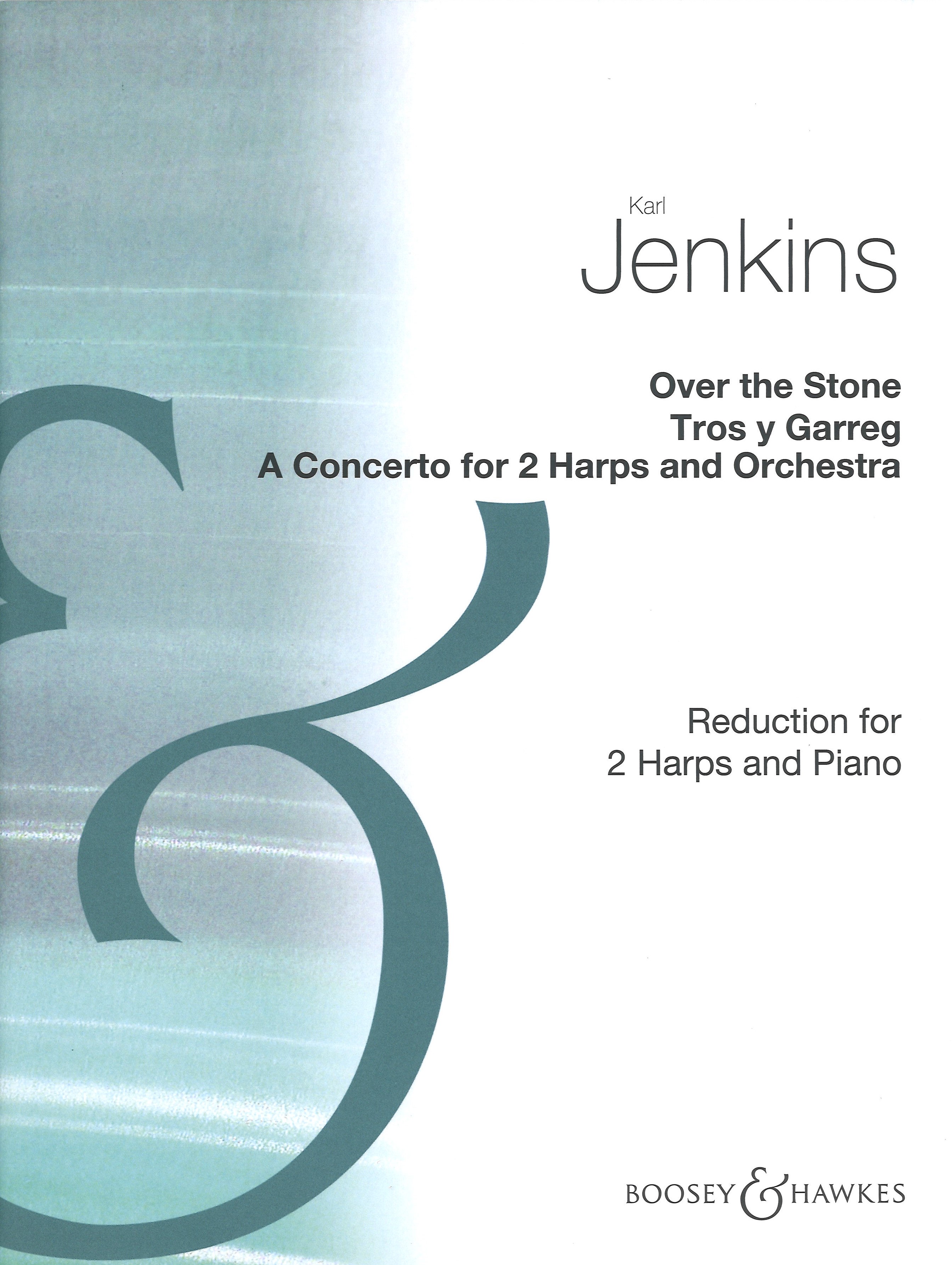 Jenkins Over The Stone (tros Y Garreg) 2 Hrp/pf Sheet Music Songbook