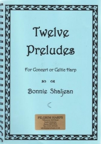 Shaljean 12 Preludes For Concert Or Celtic Harp Sheet Music Songbook