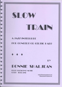 Shaljean Slow Train Harp Sheet Music Songbook
