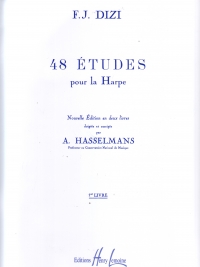 Dizi 48 Etudes Vol 1 Harp Sheet Music Songbook
