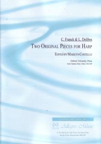 Two Original Pieces By Franck & Delibes Harp Sheet Music Songbook
