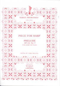 Prokofiev Piece For Harp & Prelude Op.12/7 Harp Sheet Music Songbook