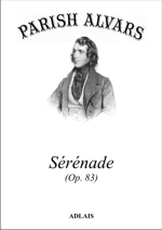 Parish-alvars Serenade Op83 Solo Harp Sheet Music Songbook