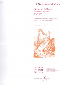 Naderman Etudes Et Preludes Vol 1 Harp Sheet Music Songbook