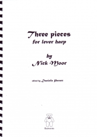 Moor Three Pieces For Level Harp Sheet Music Songbook