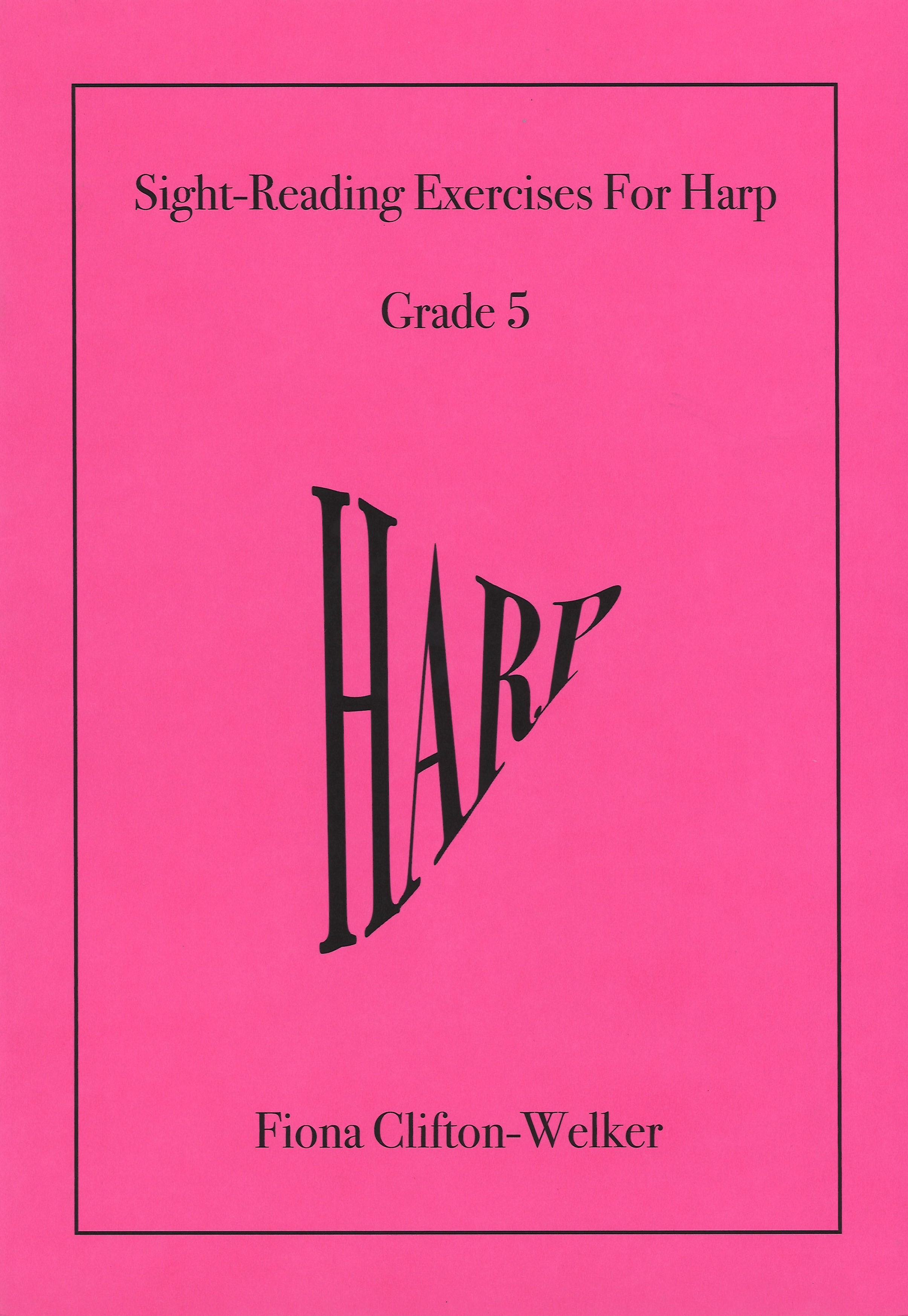 Sight Reading Exercises For Harp Grade 5 Sheet Music Songbook