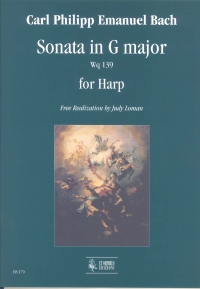 Bach Cpe Sonata In G Major Wq 139 Harp Sheet Music Songbook