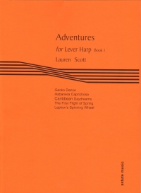Scott Adventures For Lever Harp Book 1 Sheet Music Songbook