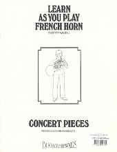 Learn As You Play French Horn Concert Piece Pf Acc Sheet Music Songbook