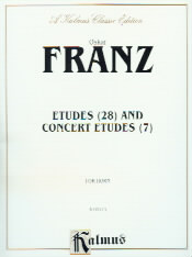 Franz Etudes & Concert Etudes Horn (f) Sheet Music Songbook
