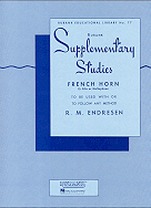 Supplementary Studies Endressen F Horn Sheet Music Songbook