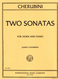 Cherubini Sonatas (2) Sheet Music Songbook