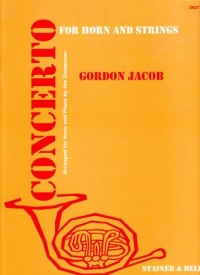 Jacob Concerto For Horn And Strings Sheet Music Songbook
