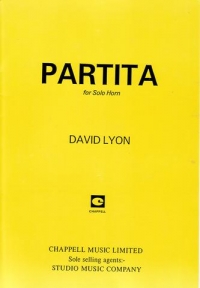 Lyon Partita Solo Horn Sheet Music Songbook