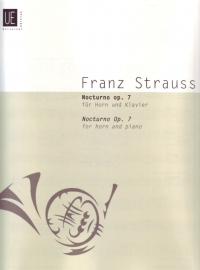 Strauss F Nocturno Op7 Horn (f) & Piano Sheet Music Songbook