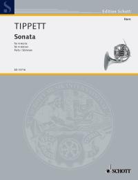 Tippett Sonata For Four Horns Set Of Parts Sheet Music Songbook