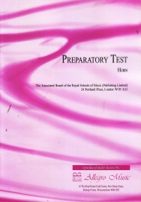 Preparatory Test For Horn Abrsm Sheet Music Songbook