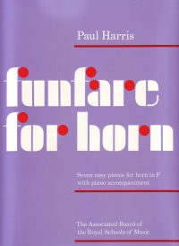 Harris Funfare (7 Easy Pieces) Horn & Piano Sheet Music Songbook