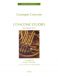 Concone Studies For Horn In F Sheet Music Songbook