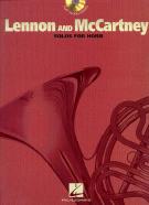 Lennon & Mccartney Solos For Horn Book & Cd Sheet Music Songbook