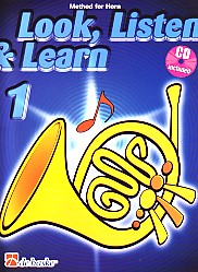 Look Listen & Learn 1 Method For Horn Book/cd Sheet Music Songbook