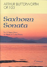Butterworth Saxhorn Sonata Op103 Eb Tenor Horn Sheet Music Songbook