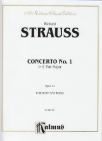 Strauss R Concerto No 1 Op11 Eb Horn And Piano Sheet Music Songbook