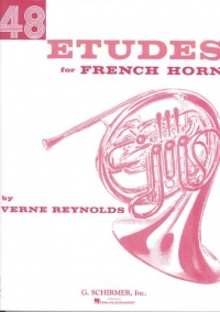 Reynolds Etudes (48) Solo French Horn Sheet Music Songbook