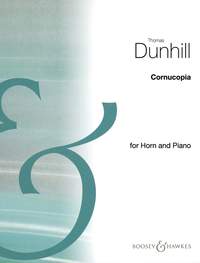 Dunhill Cornocopia In F Op95 Horn & Piano Sheet Music Songbook