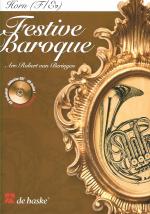 Festive Baroque Horn (f/eb) Beringen Book & Cd Sheet Music Songbook