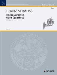Strauss F Horn Quartets Damm Sc/pts Sheet Music Songbook