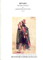 Glazunov Reverie Horn & Piano Sheet Music Songbook