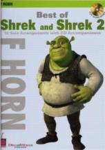 Shrek & Shrek 2 Best Of Horn Book/cd Sheet Music Songbook