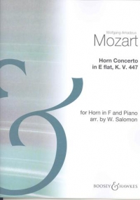 Mozart Horn Concerto No 3 Eb K447 Horn & Piano Red Sheet Music Songbook