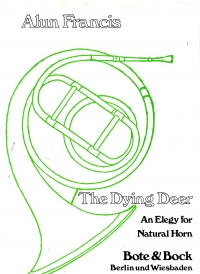 Francis Dying Deer (elegy) (1989) Sheet Music Songbook
