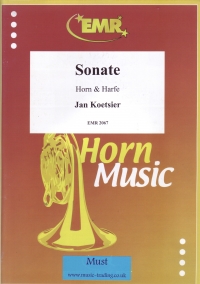 Koetsier Sonata For Horn & Harp Sheet Music Songbook