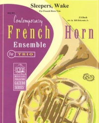 Bach Sleepers Wake French Horn Trio Sheet Music Songbook
