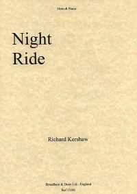 Kershaw Night Ride F Horn & Piano Sheet Music Songbook