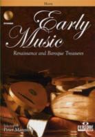 Early Music Horn Manning Book/cd Sheet Music Songbook