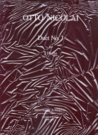 Nicolai Duet No 3 2 Horns Sheet Music Songbook