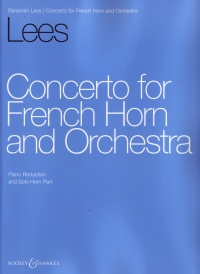 Lees Concerto For French Horn & Orchestra Reductio Sheet Music Songbook