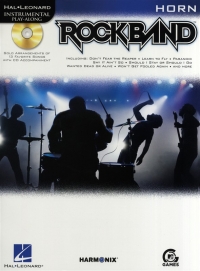 Rock Band Instrumental Play Along Horn Book/cd Sheet Music Songbook