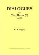 Wiggins Dialogues Op96 2 Horns (f) Sheet Music Songbook