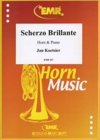 Koetsier Scherzo Brillante Op96 Horn & Piano Sheet Music Songbook