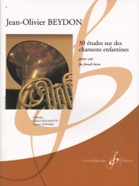 Beydon 30 Etudes Sur Des Chansons Enfantines Horn Sheet Music Songbook