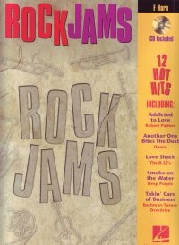 Rock Jams Horn Book & Cd Sheet Music Songbook