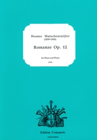 Hutschenruijter Romanze Op. 12 F Horn & Piano Sheet Music Songbook